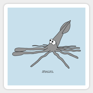 Cartoon Squid Magnet